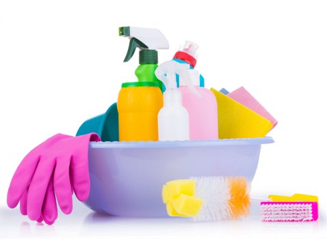 Professional cleaning team servicing apartments and homes at move out