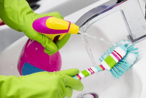 Deep carpet cleaning for stairs and landing as part of move out cleaning