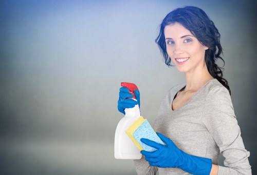 Local cleaning team handling a move out property clean